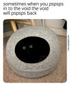 funny void cat meme pspsps