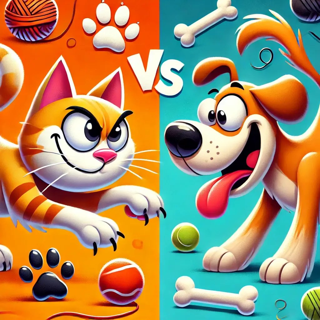 Cartoon cats vs dogs information article