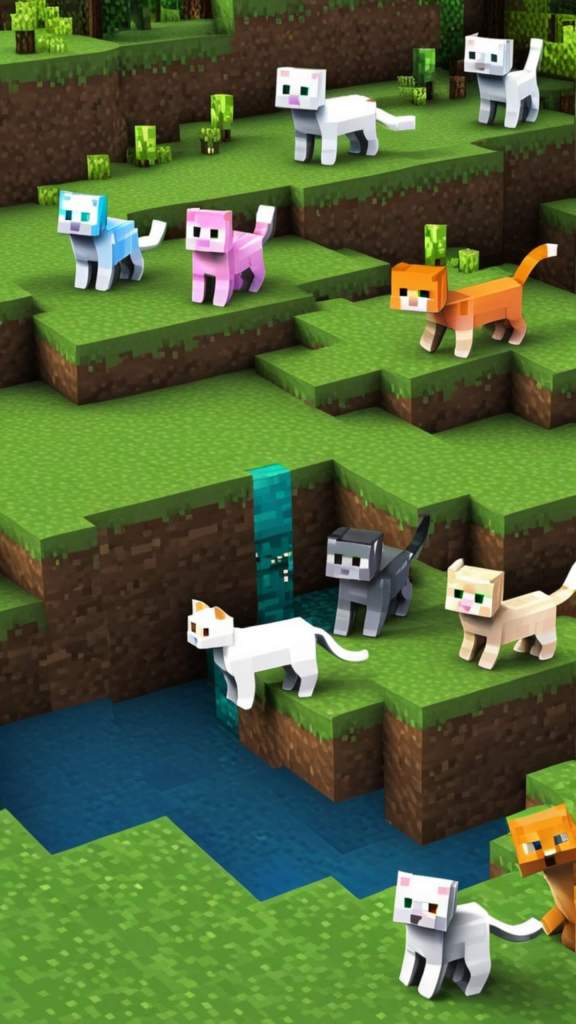 Cats of minecraft breeds info hd mobile backround